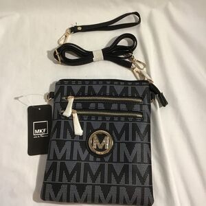 MKF Collection Andrea Crossbody Purse Black